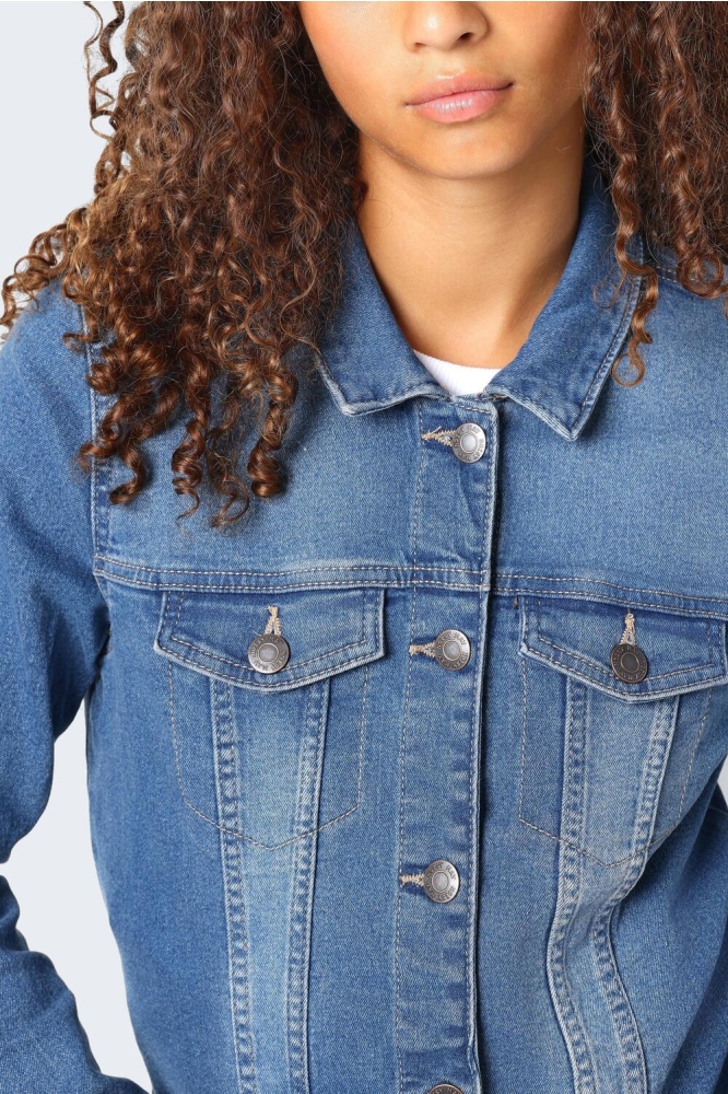 NMDEBRA L/S DENIM JACKET NOOS 27001163 Medium Blue Denim